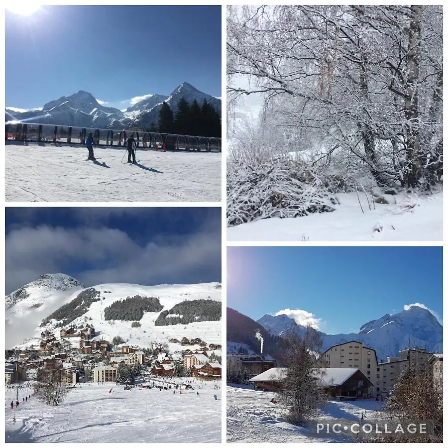 Διαμέρισμα Les Deux Alpes, Le Lauvitel, Appartement Cosy, Pied Des Pistes, 2 Adultes 2 Enfants